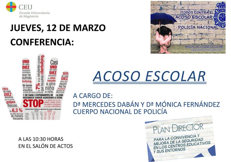 Escuela Universitaria CEU de Magisterio | Acoso escolar | Escuela ...